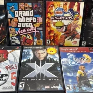 PlayStation 2 PS2 Game lot Grand Theft Star Wars e