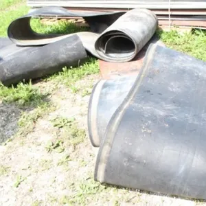 3 pcs. of Rubber Matting, 30"W & 34"W