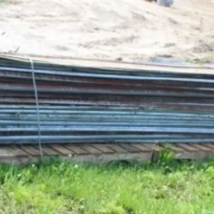 Approx. 100+ Sheets of Used Tin 10'L x 2'W