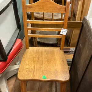 Solid Oak Ladderback Chair