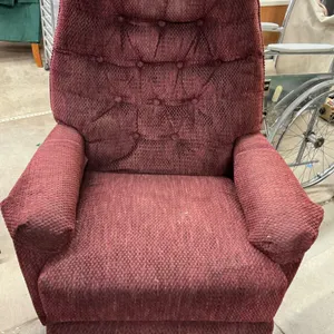 Red Upholstered Recliner