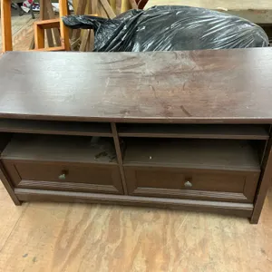 Dark Wood Media Console