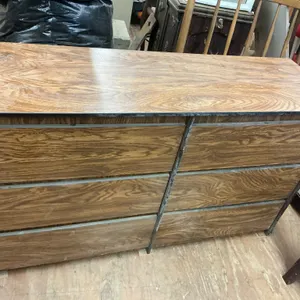 Wood Veneer Six-Drawer Dresser