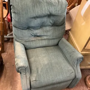 Green Upholstered Recliner