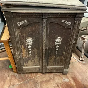 Wooden Two-Door Cabinet