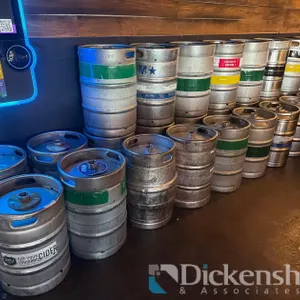 APPROXIMATE (30) FULL SIZE KEGS along with