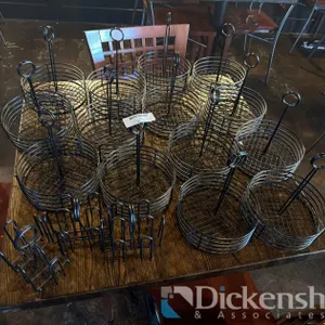 LOT OF TABLE CONDIMENTS HOLDERS