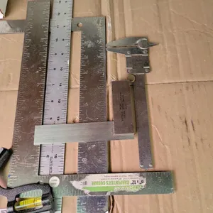 T-SQUARES, CALIPER TOOL, STAINLESS RULER AND TAPER GAUGE LOT