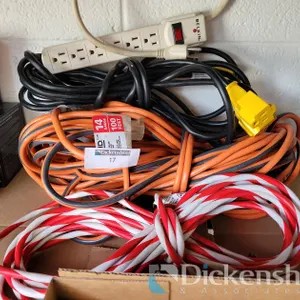 (1) SURGE PROTECTOR AND (3) EXTENSION CORDS