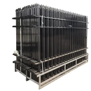 Quantity of (33) 2026 Skyway SFS33-330TF 10 ft x 7 ft Wrought Iron Site Fence (Unused)