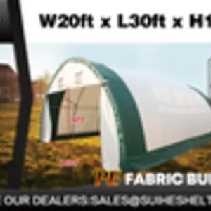 2026 Suihe 203012R-300gPE 20 ft x 30 ft x 12 ft Storage Building (Unused)