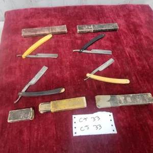 Collection of 4xVintage Straight Razors with Original Cases, Henckels and More