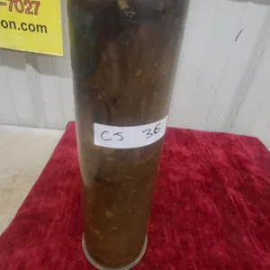 Brass 105mm M.14 Artillery Shell Casing, Circa 1915 14.6 "Long