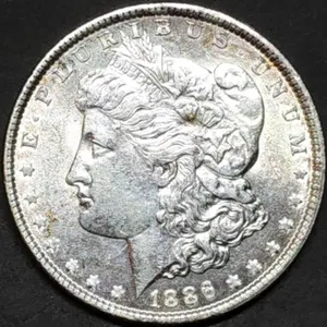 1886 Morgan Silver Dollar BU