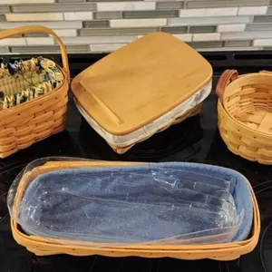 Group of 4 Nice Clean Longaberger Baskets