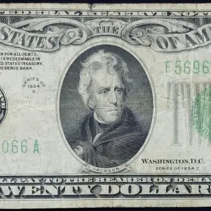 1934 C $20 FRN Atlanta Georgia Nice
