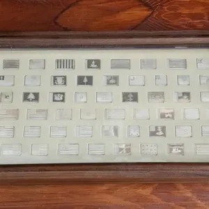 1975 Flags of the Revolution Sterling Silver Ingot