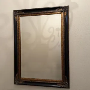 Black and Gold Wall Mirror