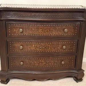 Dark Brown 3-Drawer Chest