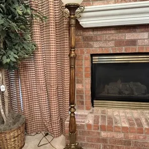 Floor Lamp with Frosted Glass White Shade