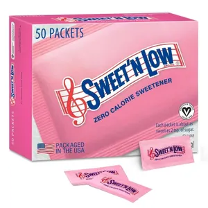 Sweet'N Low Zero Calorie Sweetener Packets, 50ct