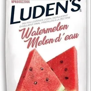4x Luden's Throat Drops Watermelon, 25ct each pk