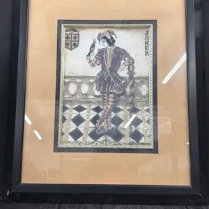 24" x 28.5" Framed Joker Playing Card by Lantern