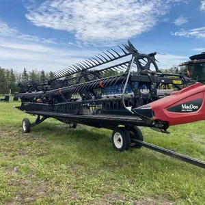 2015 MacDon D65-S 30' Header with Pea Auger and Case IH adapter s/n: 276691