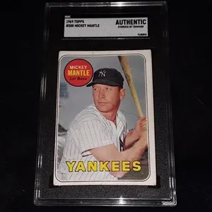 1969 Topps Mickey Mantle PSA A