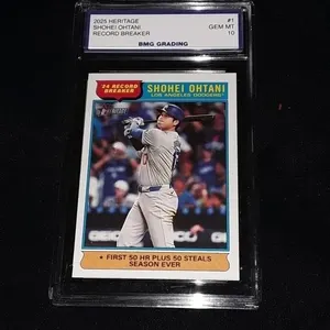 Shohei Ohtani 2025 Heritage GEM MT 10 Record Break