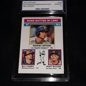 Shohei Ohtani/Adames/Machado  2025 Heritage GEM MT