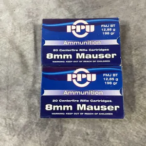 8mm Mauser Rifle Ammo (Neenah, WI)