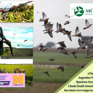 5 PERSON | 5 NIGHT HUNTING TRIP | ARGENTINA or URUGUAY
