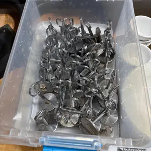 CHROME PLATED RING STYLE CARD HOLDERS