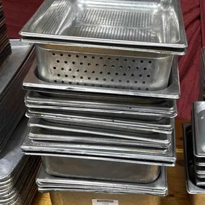 LARGE HOTEL PANS AND PREFORATED STEAM PANS
