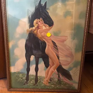1930S MINDY WITH HER STALLION BY IRENE PATTEN