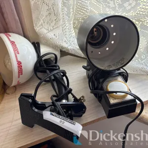 CLIP ON DESK LAMPS, QTY (2)