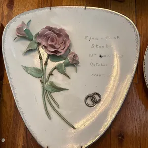 WEDDING/ANIVERSARY CHINA PLATES