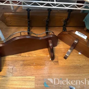 DECORATIVE WALL SHELVING, QTY (3)