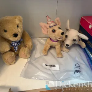 TACO BELL DOGS AND STUFFED BEAR