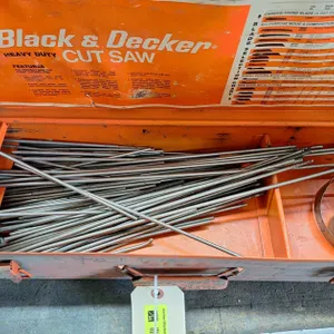 Black & Decker Toolbox with Metal Rods