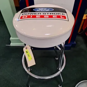 Ford Powerstroke Diesel Shop Stool, 29"H
