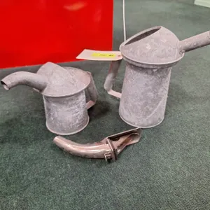 2 Metal Pouring Cans