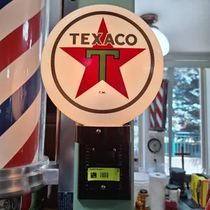 Texaco Wall-Mount Globe Light, 8"x6"x14"