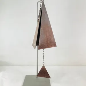 Patina Style Triangle Wind Chime