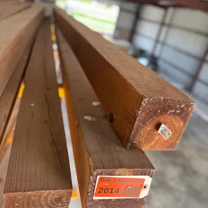 (5) 6 x 6 x 12' Brown Treated Posts