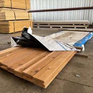 (28) 1 x 6 x 12' #4 Cedar Rough Face Tongue and Groove Paneling Boards