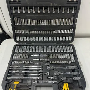 DEWALT DWMT75049 192-Piece Mechanics Tool Set, 1/4", 3/8", 1/2" Drive, SAE/Metric, Case