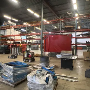 (9) sections of pallet racking, 16' x 36"