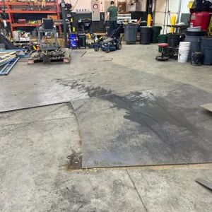 approx. 5/16" Thick Mild Steel Floor Plates, Various Sizes & Shapes
